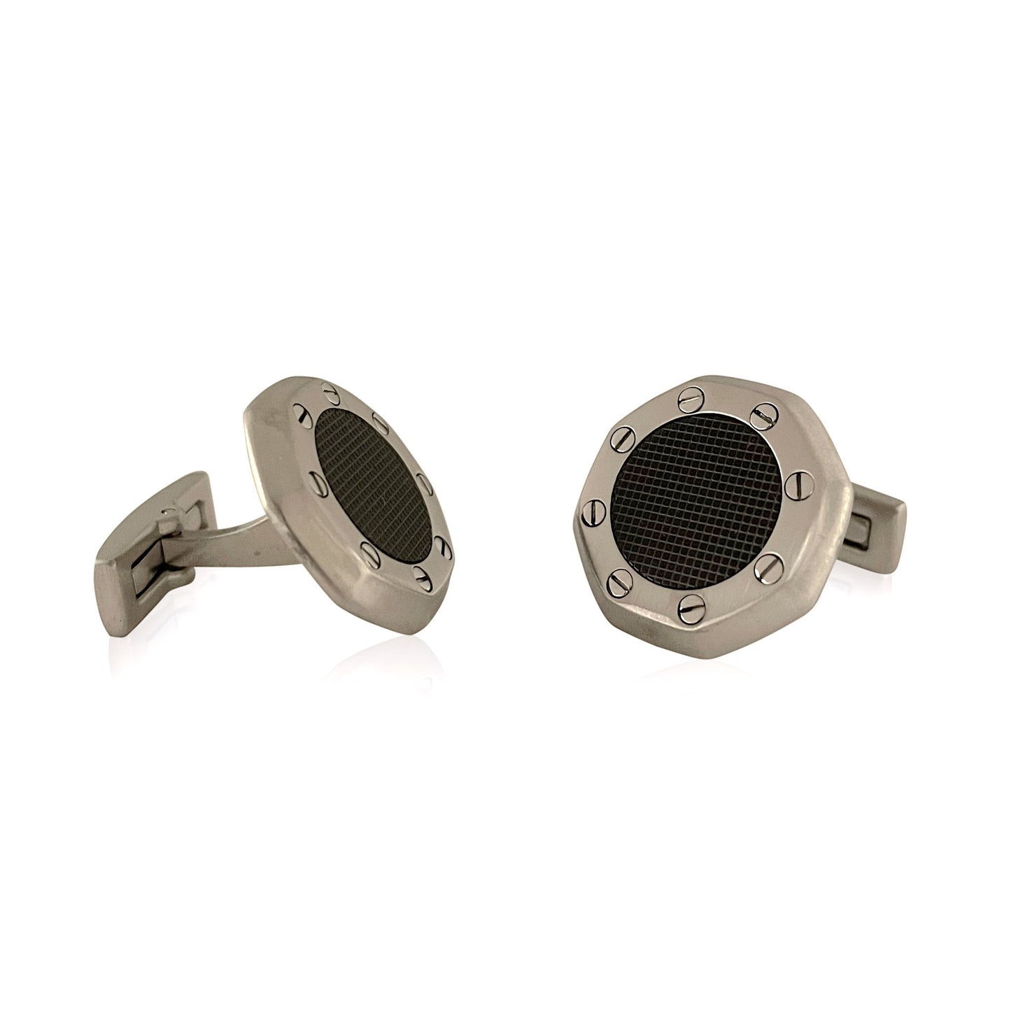 Boutons de manchette octogonaux Royal O