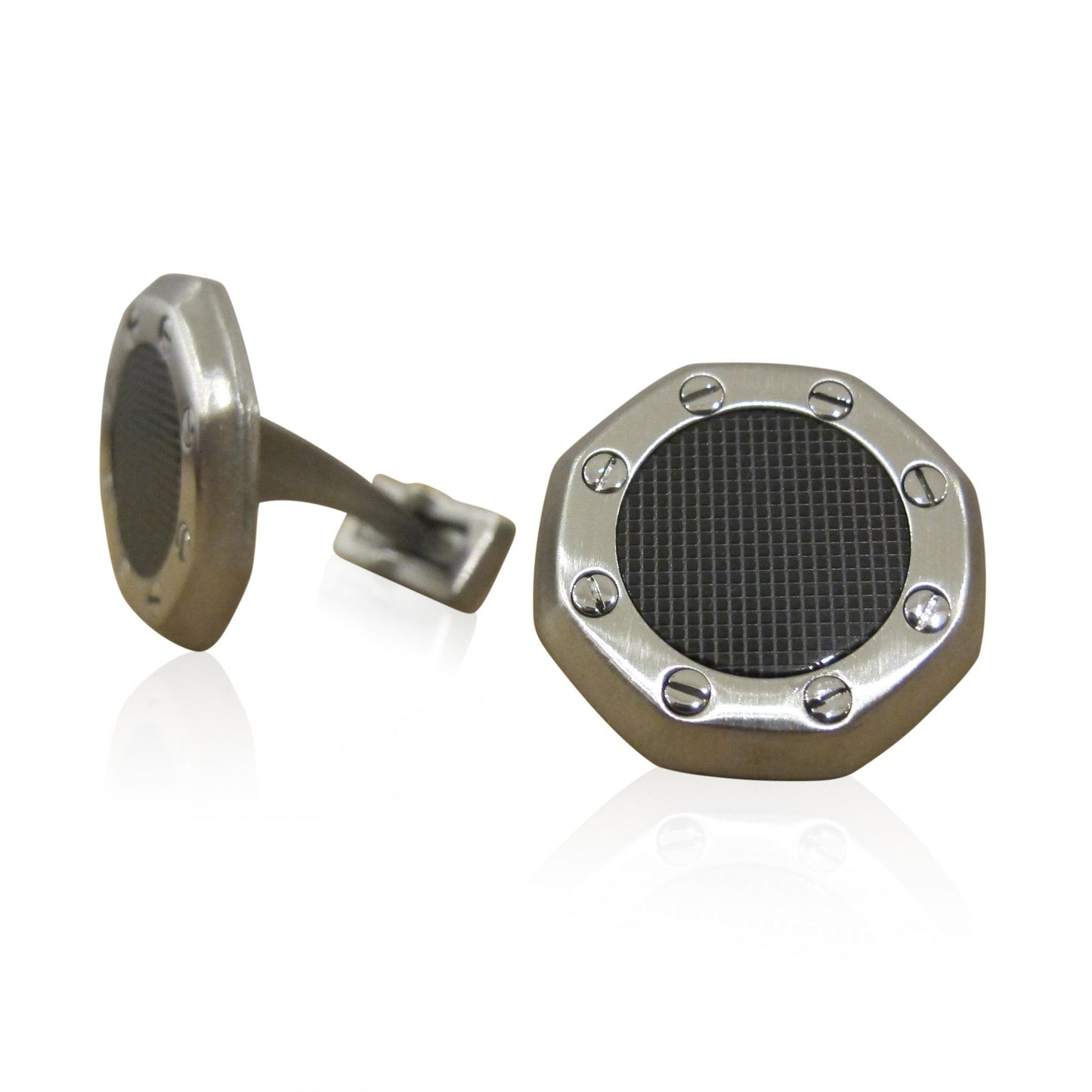 Boutons de manchette octogonaux Royal O