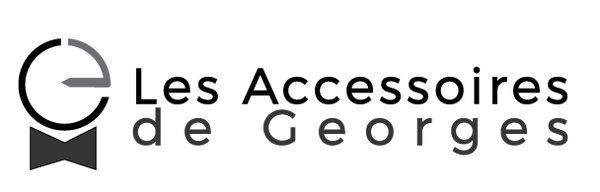 Logo avec une icône et le nom de la boutique les accessoires de georges 