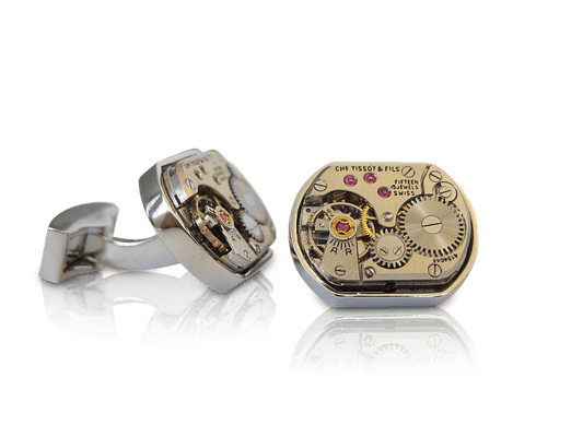 Boutons de manchette TISSOT - Les Accessoires de Georges 
